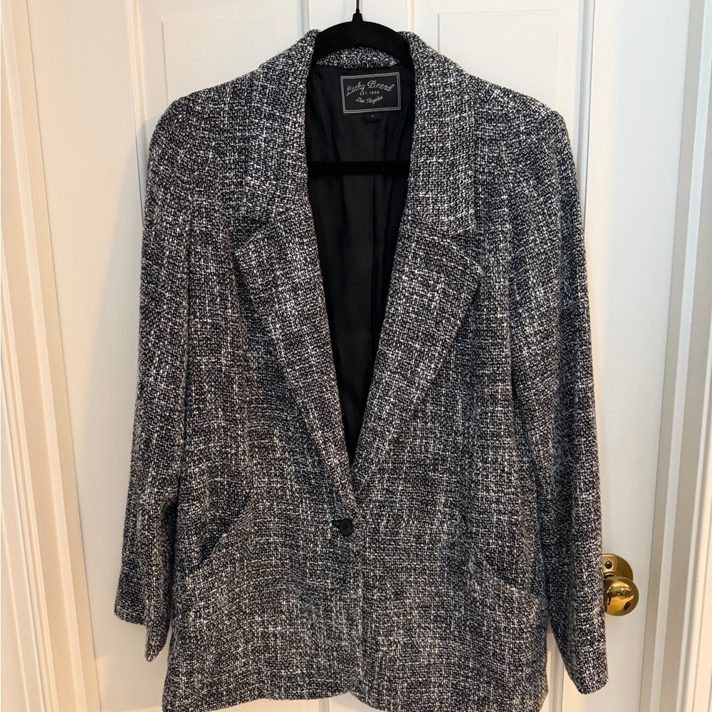 Lucky Brand Tweed Blazer